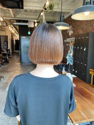 ショート the BRIDGE 加藤みのりのヘアスタイル