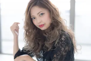 ロング カラー 小野 和摩のヘアスタイル