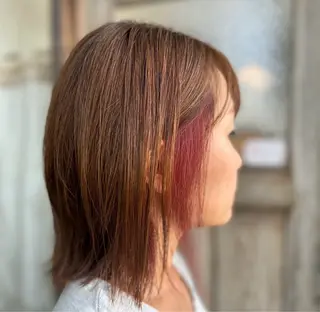 ミディアム 櫻井 千穂のヘアスタイル