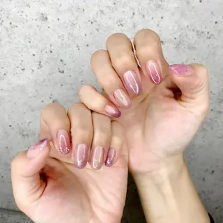 ミディアム カラー パーマ ヘアアレンジ メンズ キッズ ネイル マツエク・マツパ Salon Ｋのネイルデザイン