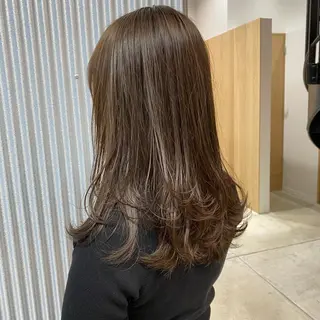 ミディアム カラー ヘアアレンジ 完全💗マンツーマン marinのヘアスタイル