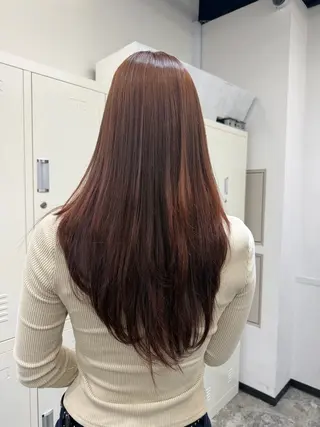 ロング カラー ハイトーンカラー🐬 えりかのヘアスタイル