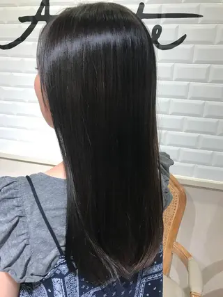 セミロング カラー 松井 博徳のヘアスタイル