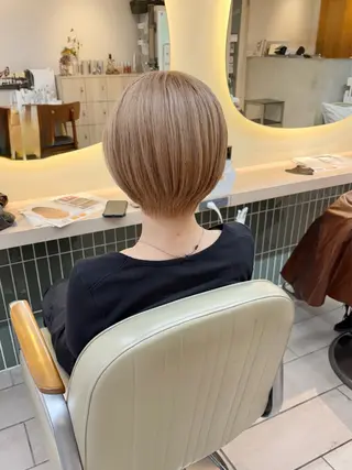 ショート カラー ヘアアレンジ ハイトーンピンク🍑 ブリーチ🍑RINAのヘアスタイル