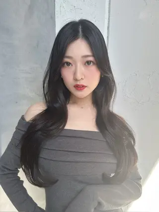 ロング カラー CHERIM ❤️‍🔥新家光葉のヘアスタイル