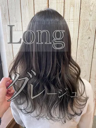 ロング 福田 ジュンキのヘアスタイル