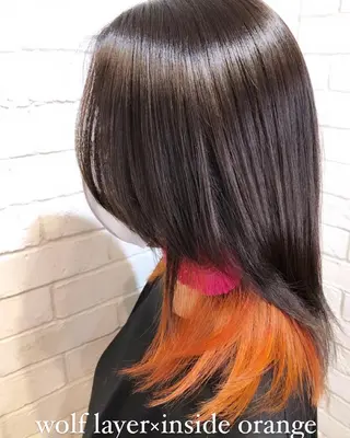 セミロング カラーアンドケアリタ kitamuuuのヘアスタイル