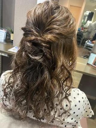 ロング ヘアアレンジ pep natsumiのヘアスタイル