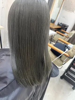 セミロング カラーリスト🏁田村 将也のヘアスタイル