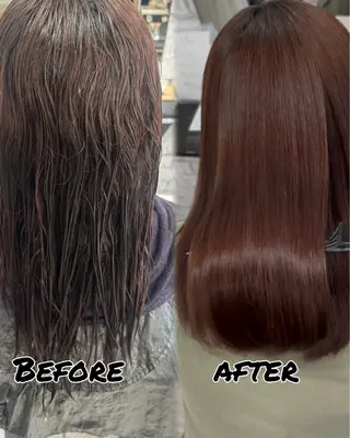 ミディアム 髪質改善　縮毛矯正 Ryuki🦮のヘアスタイル