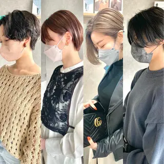 ショート カラー 一ノ瀬 暁のヘアスタイル