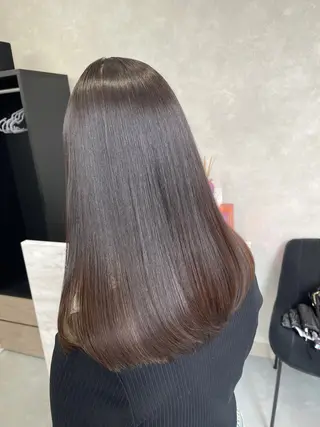 セミロング カラー 【韓国ヘア ×髪質改善】内田のヘアスタイル