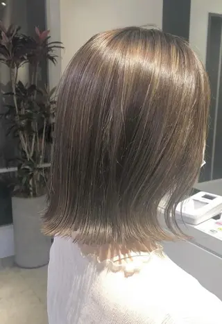 ショート 表参道ミディアム レイヤー山岸季生のヘアスタイル