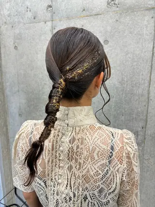 ロング ヘアアレンジ すぐ巻ける縮毛矯正 🍀勝倉　麗のヘアスタイル