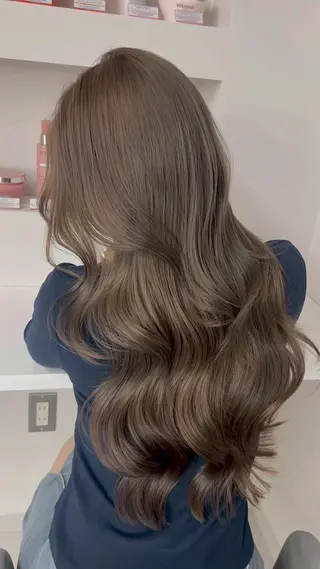 カラー キッズ モリシタ チョウのヘアスタイル