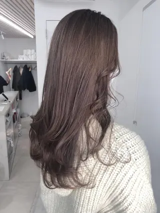 ロング ✨透明感ケアカラー✨ 長野ゆきなのヘアスタイル