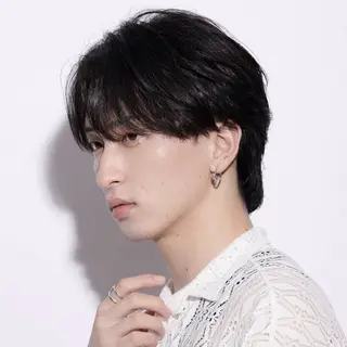 ショート パーマ メンズ 稲村侑斗ダウンパーマ メンズパーマのヘアスタイル
