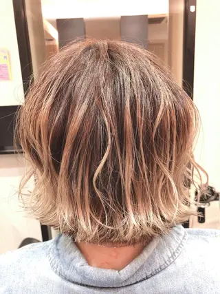ショート カラー ヘアアレンジ ✨髪質改善&ボブ✨ 近藤 凌のヘアスタイル