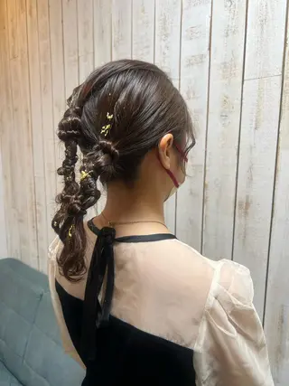 ロング ヘアアレンジ Topstylist YUKIのヘアスタイル