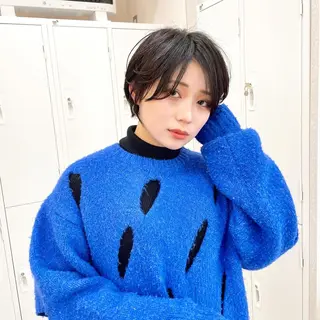 ショート カラー 木原良 (キハラ リョウ)のヘアスタイル