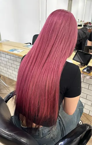 ロング カラー ANGELICA ゆづのヘアスタイル