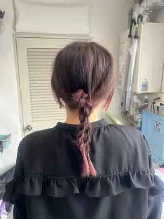 セミロング ヘアアレンジ Topstylist YUKIのヘアスタイル