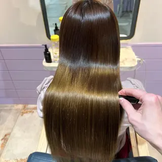 ロング 🍀失敗しない 縮毛矯正熊谷竜馬🍀のヘアスタイル