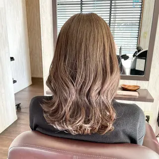 ミディアム カラー 髪質改善💍 natsukiのヘアスタイル