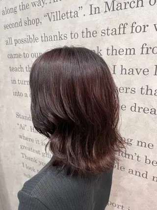 ミディアム カラー 溝口 右京のヘアスタイル