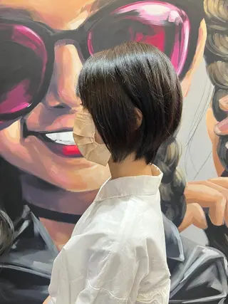 ミディアム カラー パーマ ヘアアレンジ メンズ キッズ ネイル マツエク・マツパ アイブロウ 久木原 ゆりのヘアスタイル