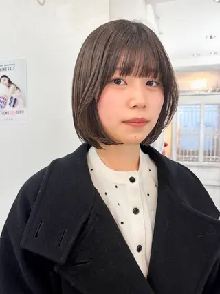 ショート 結莉/ボブ/ 縮毛矯正のヘアスタイル
