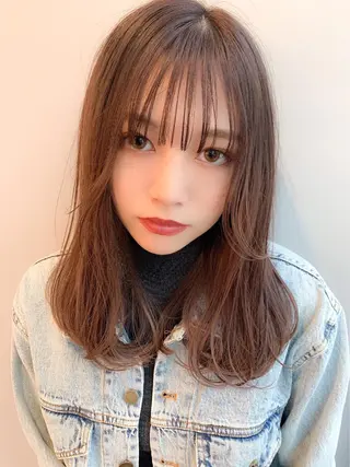 ミディアム MIRIM栄 野田航生のヘアスタイル