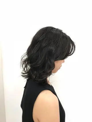 ミディアム ベリショディレクター 小野 健太郎のヘアスタイル