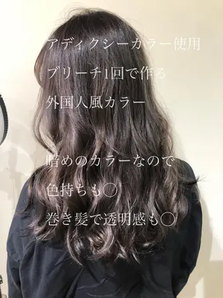 ロング カラー 海外レイヤー/ レイヤーカット/和田のヘアスタイル