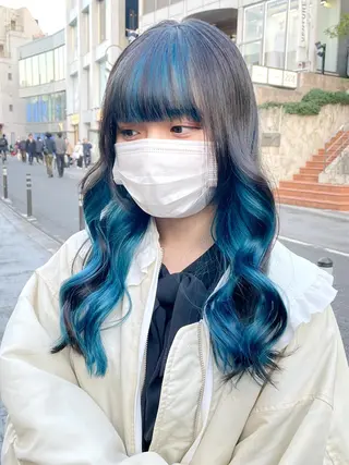 セミロング カラー ヘアアレンジ 柔らかカラー/ レイヤーYUTO🧋のヘアスタイル