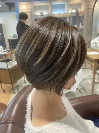 ショート カラー パーマ ヘアアレンジ キッズ 韓国♡ハイライト ♡YURIのヘアスタイル