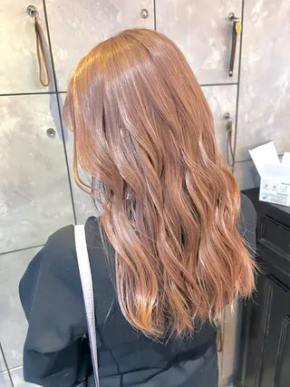 セミロング カラー ヘアアレンジ 🌈インナーカラー ‘ショウマ’🌈のヘアスタイル