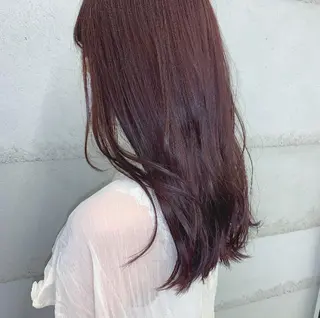 ロング カラー ヘアアレンジ🎀 yuuka 🤍のヘアスタイル