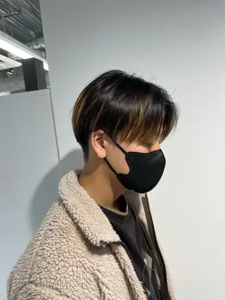 ショート カラー メンズ 🏆メンズヘア特化 🥇代表りんぺーのヘアスタイル