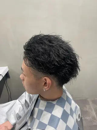 パーマ メンズ 髪質改善×透明感× 小顔/店長 河井雄貴のヘアスタイル