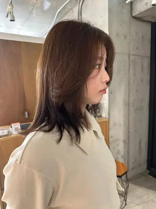 ミディアム 中里 凜/無料カット 🎀/自由が丘のヘアスタイル