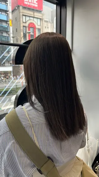 セミロング カラー 新宿/ヘアカラー AiNAのヘアスタイル