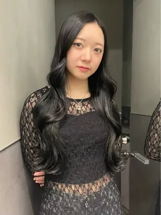 ロング カット×ブリーチカ ラー‪/yuNa🩶のヘアスタイル