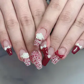ネイル 🩰ミキ/韓国♡ 大人girlyネイルのネイルデザイン