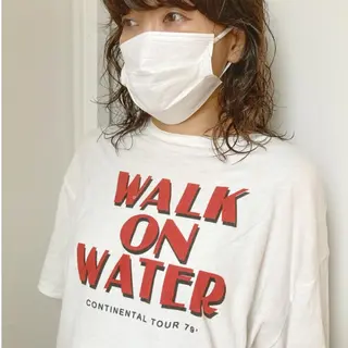 ミディアム パーマ 小木曽智美 /ボブ/ショートのヘアスタイル