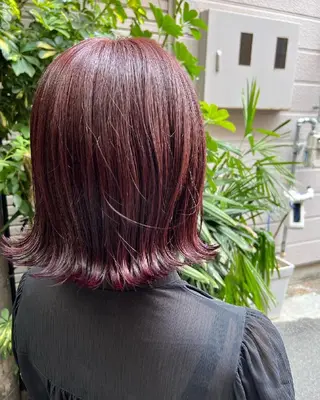 カラー 暖色🍎透明感カラー 🩵小林かりんのヘアスタイル