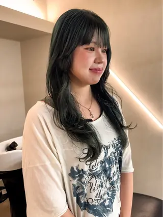 ロング kiji NAHO/ パーマ／久屋大通のヘアスタイル