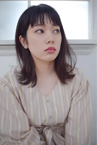 ミディアム カラー パーマ ヘアアレンジ メンズ キッズ ネイル マツエク・マツパ EnBlesS西宮 マンツーマン神道有基のヘアスタイル