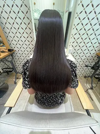 ロング 美髪矯正特化 花川大樹のヘアスタイル