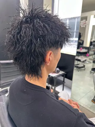 ショート パーマ ヘアアレンジ メンズ メンズヘア静岡 ✂︎Ryuheiのヘアスタイル